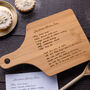 Personalised Handwriting Christmas Recipe Board For Her, thumbnail 2 of 6