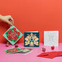 Set Of Five Illustrated Christmas Cards, thumbnail 3 of 8