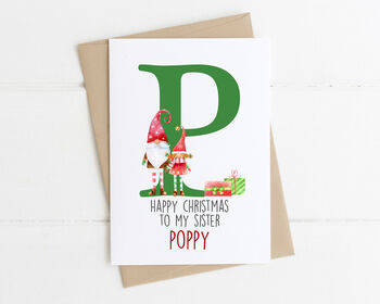 Personalised Gonks Christmas Card, 4 of 4