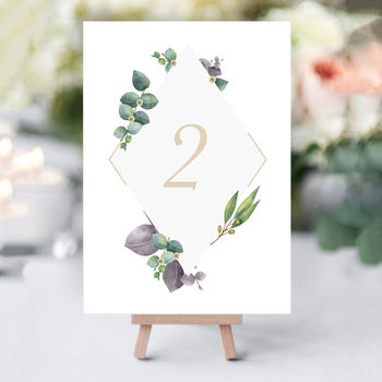 Delicate Foliage Table Plan, 7 of 7