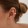 Chunky Bold Basic Ear Cuff No Piercing Sterling Silver, thumbnail 2 of 6