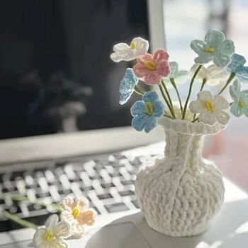 Handcrafted Crocheted Flowers, 4 of 4