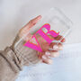 Personalised Pink And Orange Clear Case, thumbnail 2 of 9