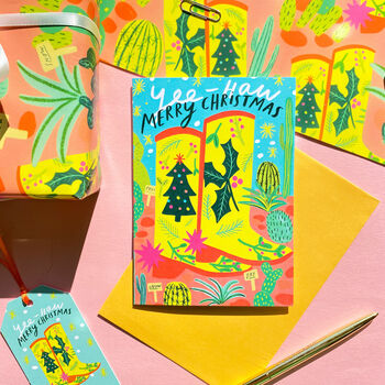 Yee Haw Merry Christmas Greetings Card, 2 of 4