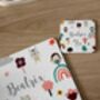 Kids Personalised Little Fairy Placemat, Coaster And Mug Dinner Set, thumbnail 5 of 8