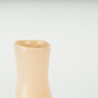 Handmade Stoneware Pink Bud Vase For Flowers, thumbnail 2 of 3