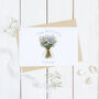 Personalised 70th Birthday Flowers Card, thumbnail 1 of 2