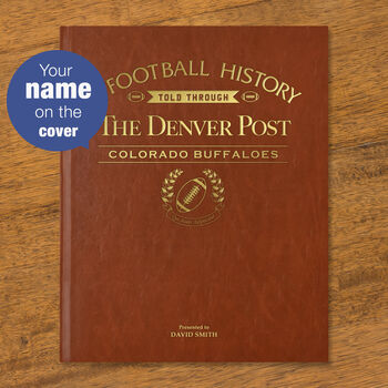 Colorado Buffaloes College Football Personalised Gift Newspaper History Book, 3 of 12