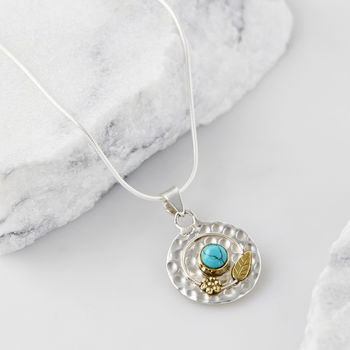 Secret Garden Turquoise Silver Ring, 8 of 11
