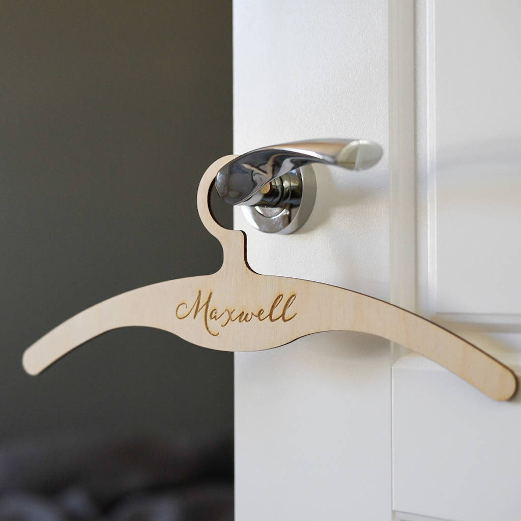 Personalised Name Children’s Hanger Plywood