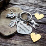 Personalised Heart Polished Keyring, thumbnail 1 of 10