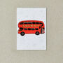 London Bus Iron On Patch, thumbnail 2 of 4