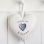 Personalised Couples Initials Hanging Heart Gift, thumbnail 8 of 12