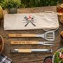 Personalised Engraved BBQ Cooking Tool Set With Carry Bag, thumbnail 1 of 9