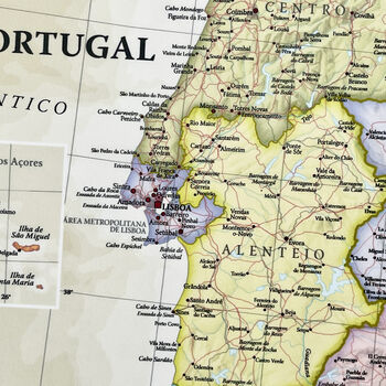 Map Of Spain And Portugal Classic Edition, 5 of 6