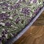 Violet Columbine Purple Tweed Botanical Lined Lampshade, thumbnail 2 of 7
