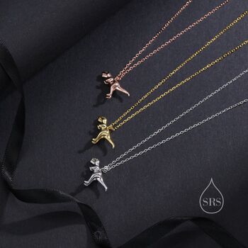 Small T Rex Dinosaur Pendant Necklace, 2 of 11