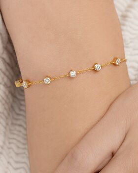 Moissanite Bracelet, 6 of 12