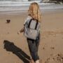 Beachy Recycled Grey 'Cooler' Backpack, thumbnail 2 of 4