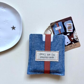 'Deal Me In' Playing Cards In A Pouch, 3 of 3
