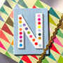 Mini N Alphabet Card, thumbnail 1 of 5