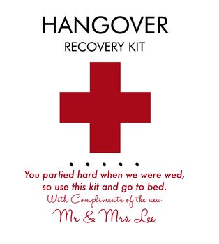 Hangover Recovery Bag For Weddings/Corporate Events, 3 of 4