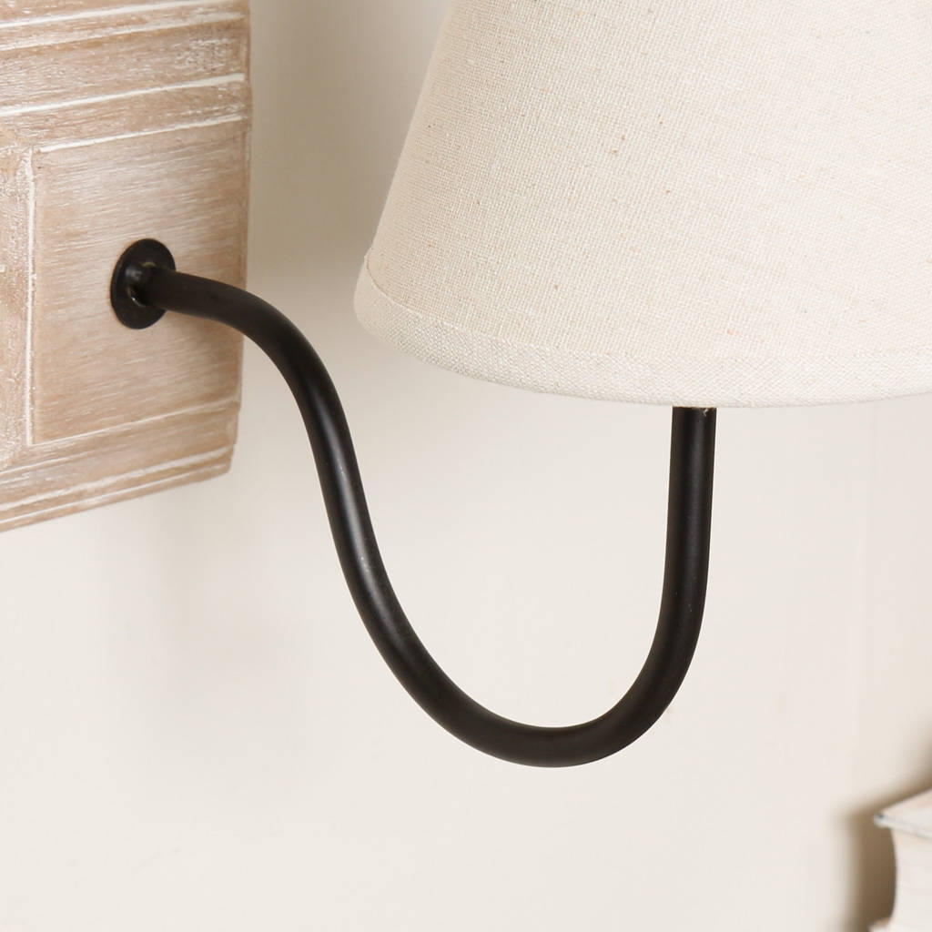 French Style Wooden Wall Light By Dibor