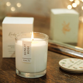 Personalised White Dove Christmas Scented Candle, 2 of 10