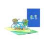 Pop Up 3D Blank Greeting Card Bicycle, thumbnail 2 of 4