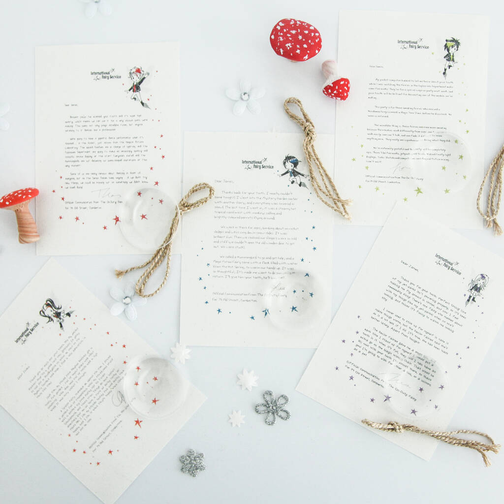 Image of Personalised Fairy And Tooth Fairy Letters