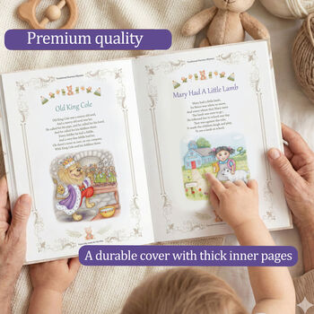 Nursery Rhymes Book Personalised For Baby, 7 of 12
