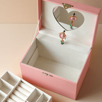 Personalised Name Ballerina Fairy Musical Jewellery Box, 4 of 6