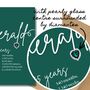 Sparkly Emerald Anniversary Heart Card, thumbnail 5 of 8