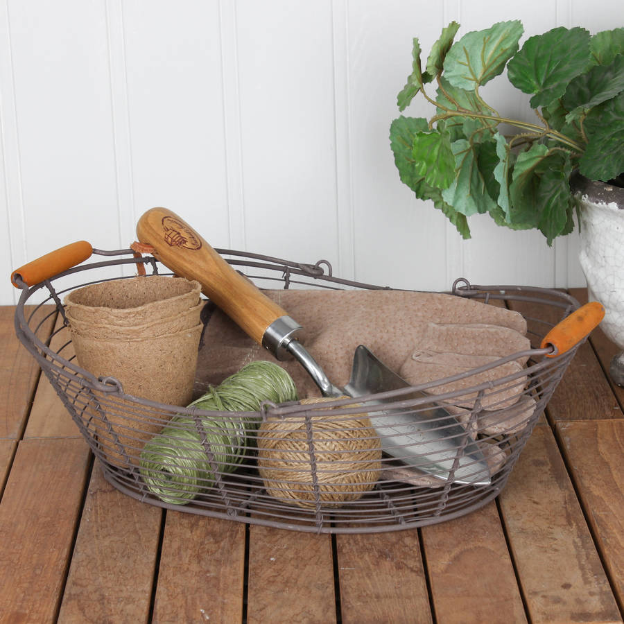 trio of wire tidy baskets by dibor