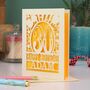 Personalised Any Age Papercut Birthday Card, thumbnail 4 of 7