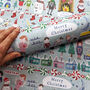 Eco Friendly Merry Christmas Wrapping Paper, thumbnail 2 of 5