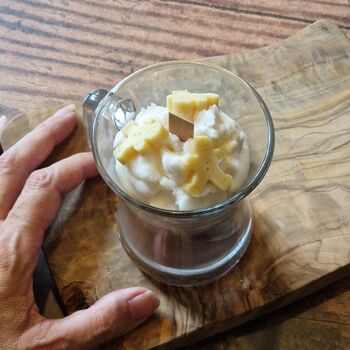 Christmas Gingerbread Man And Hot Chocolate Scented Candle, 2 of 4