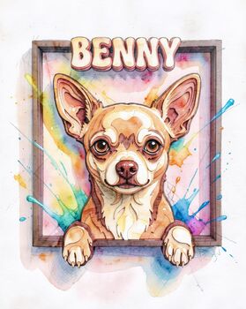 Vibrant Colourful Pet Portrait, 6 of 7