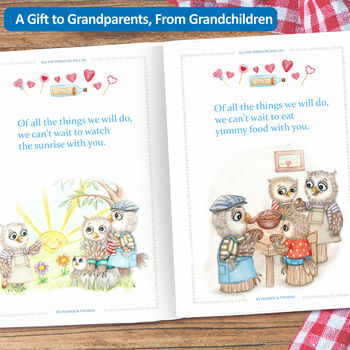 Personalised Book For Grandparents 'Things We Will Do', 7 of 10
