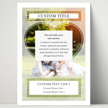 Best Auntie Personalised Photo Print Wall Art Gift For Aunty, 2 of 5