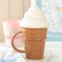 Ice Cream Cone Lidded Mug, thumbnail 1 of 2