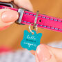 Personalised Cat Face Hello Cat ID Tag, thumbnail 6 of 12