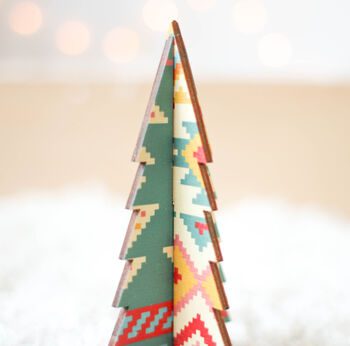 Christmas Tree Set, Aztec Design, 3 of 8