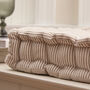 Riseley Cotton Stripe Bench Cushion, thumbnail 6 of 6