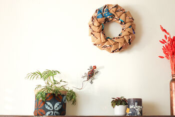 African Hessian Autumn Wreath, 6 of 6