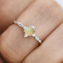 Sterling Silver Vintage Inspired Design Opal Ring, thumbnail 6 of 12