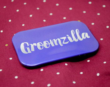 Groomzilla Stag Do Party Badge, 6 of 8