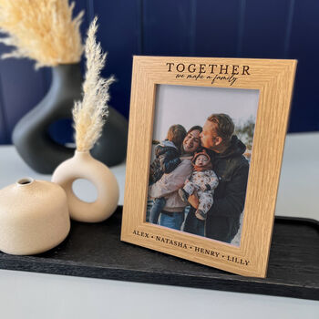 Personalised Family Picture Frame Photo Gifts, 4 of 9