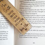Personalised Teachers Wooden Bookmark Gift Thank You, thumbnail 3 of 10