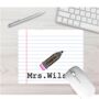 Personalised Teacher's Gift , Pencil Mouse Mat, thumbnail 2 of 2